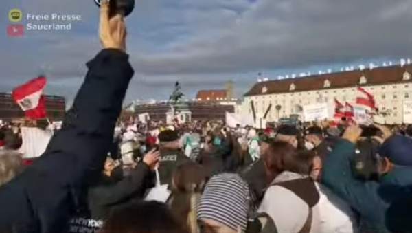 MEGA-Demo in Wien bringt Corona-Regime das große Zittern