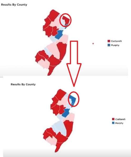 BREAKING: Democrat Tricks in New Jersey Governor's Race - Republican Winning Largest County with 100% of Votes Counted Then Vote Flips and Democrat Miraculously Wins County