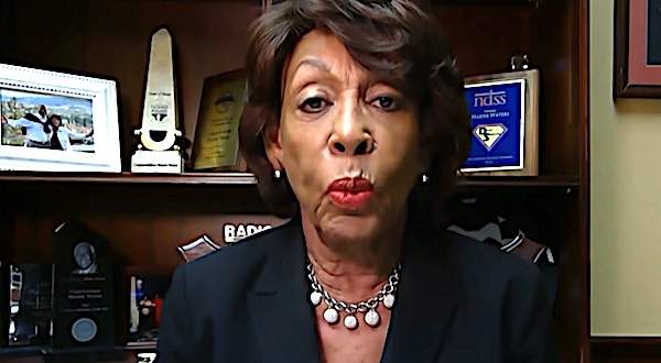 Outrage as COVID fearmonger Maxine Waters goes maskless on commercial cross-country flight: Report