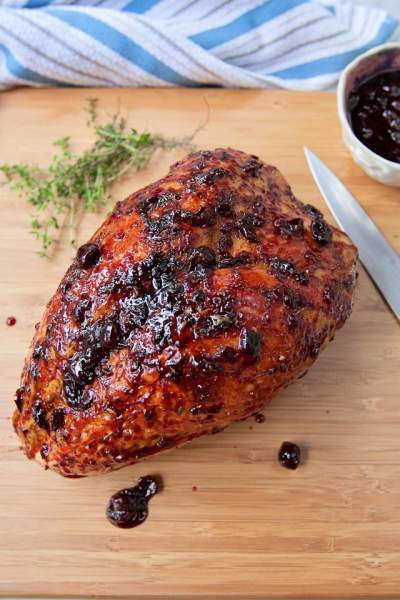 Air Fried Turkey Breast with Cherry Glaze | Blue Jean Chef - Meredith Laurence