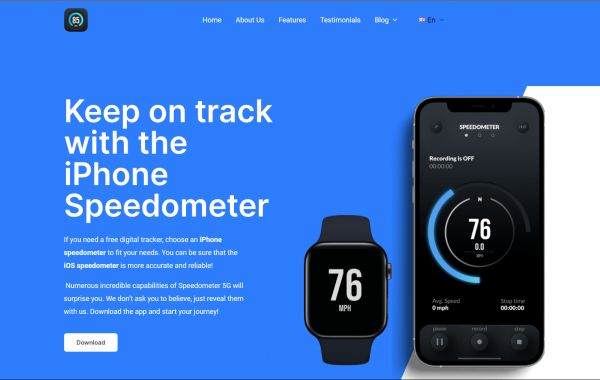 Speed tracking app for iPhone and Apple Watch