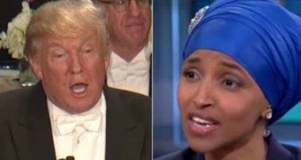 Trump Trolls Ilhan Omar And Uses Her Own Words To Completely Destroy Her • Breaking First