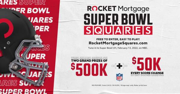 Rocket Mortgage Super Bowl Squares