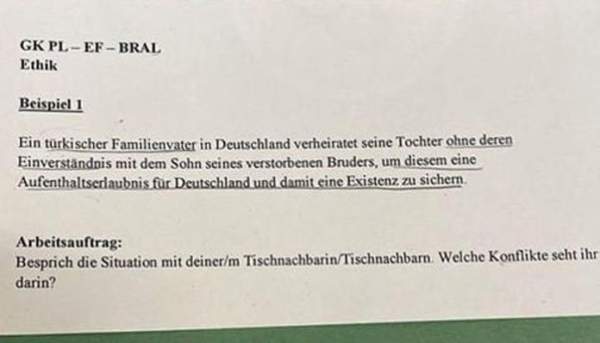 Germany: Turkish associations are stirring up trouble against a philosophy teacher who raised the issue of Islamic forced marriage in class – Allah's Willing Executioners