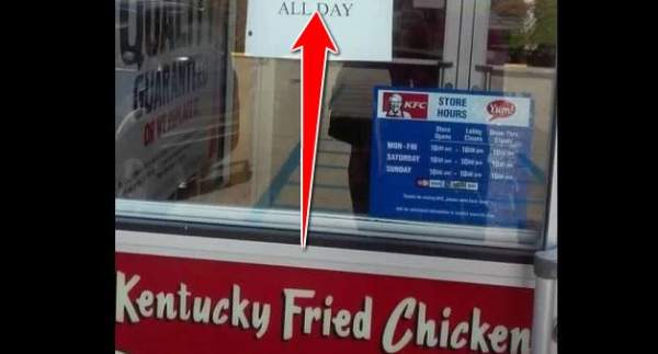 Customers Spot SHOCKING Sign On KFC Restaurant’s Window, BLM Thugs Are FURIOUS