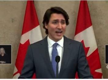 Can't Make This Up: Justin Trudeau Says Canada Will Stand Against Authoritarianism, Announces Russia Sanctions -- After Trampling Peaceful Protesters on Horseback and Freezing Opposition's Bank Accounts