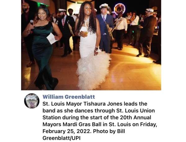 St. Louis Mayor Tishaura Jones Parties Down Maskless as the Rest of the City Remains Under Her Mask Mandate