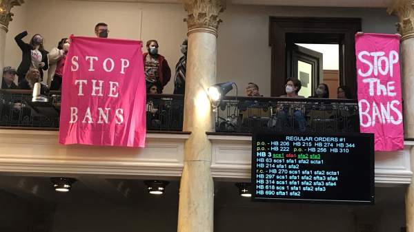 Omnibus Kentucky abortion bill passes House over shouts of protesters