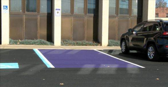 When You See A Purple Parking Space Do NOT Park In It… Here's The EPIC Reason Why