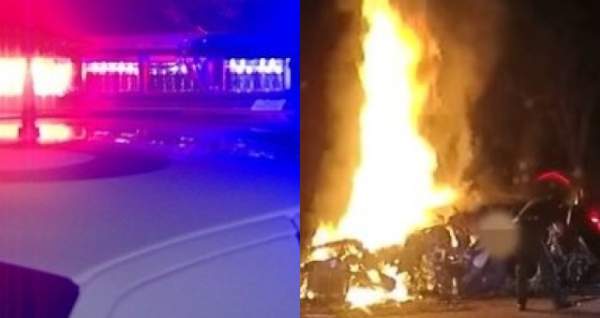 ‘I’M ON FIRE!’: Video Show Cops, Good Samaritan Save Man From Burning Car- LOOK What Was Tied AROUND His NECK... Media SILENT For SICK Reason