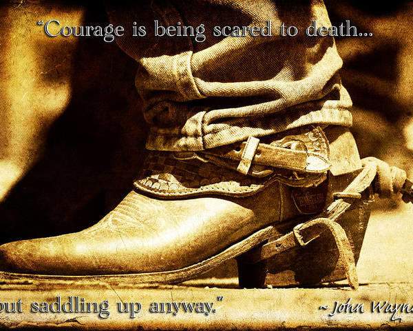 Sold - Courage via John Wayne