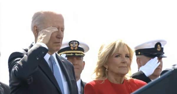 Joe Biden Appears to Fall Asleep During Commissioning Ceremony for USS Delaware, Claims Michelle Obama was 'Vice President' (VIDEO)