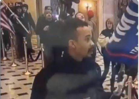 NEVER FORGET: Antifa-BLM Leader Who Was Filmed Inside US Capitol on Jan. 6, Broke a Window, and Organized Antifa Rally Near Capitol That Day - ONLY SPENT ONE DAY IN JAIL
