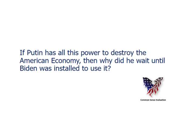 Putin's Power - Common Sense Evaluation