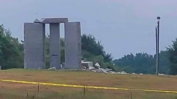 Georgia Guidestones Monument Partially Destroyed by Explosion, Police Investigate