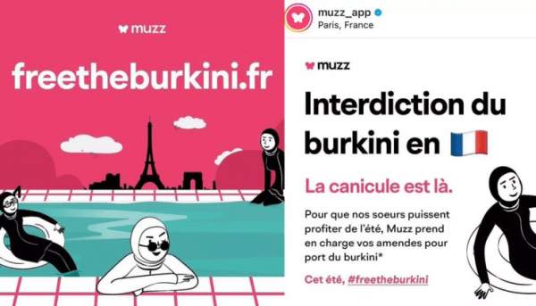 Muslim dating app wants to pay the fine for Muslim women in France if they swim in a burkini – Allah's Willing Executioners