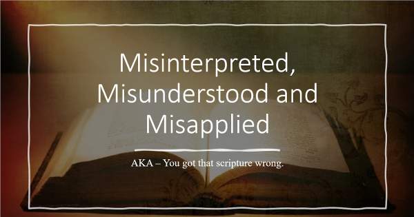 Meet Me At Calvary: Misinterpreted, Misunderstood and Misapplied  Lesson 1 - Ephesians 5:18