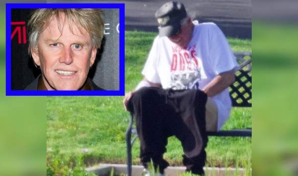 Gary Busey Spotted Sitting In Park With His Pants Down Smoking Cigar Day After He Was Charged With Groping Women At Horror Movie Convention