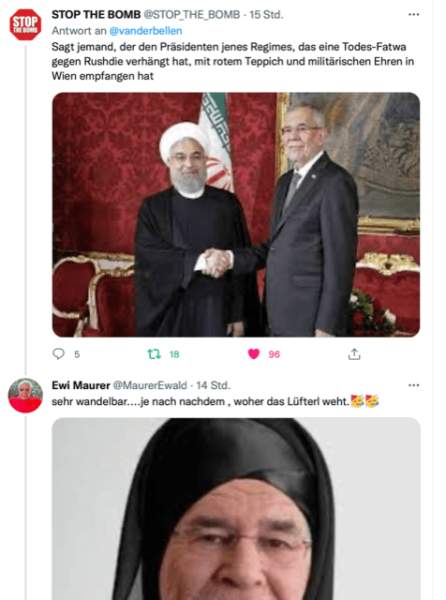 After his reaction to Salman Rushdie assassination: much criticism of Austrian President Van der Bellen – Allah's Willing Executioners