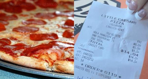WHITE Woman Orders Pizza But Gets A Slice Of OUTRAGE After Seeing THIS Message On Receipt...