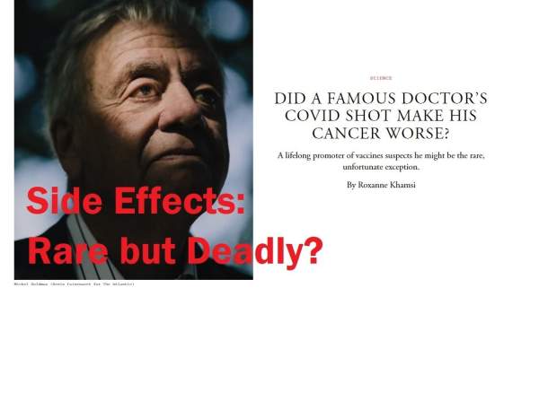STUNNING Report in The Atlantic: Did Famous Doctor's COVID Shot Make His Cancer Worse?