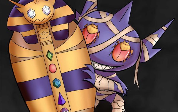 Pokemon Fan Gives Sableye Mummy-Themed Makeover for Halloween