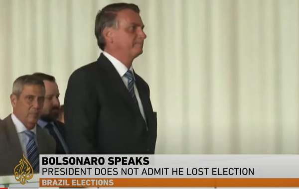 Breaking: Jair Bolsonaro Refuses to Admit Defeat but Allows Transition to Move Forward in Disputed Presidential Election (VIDEO)