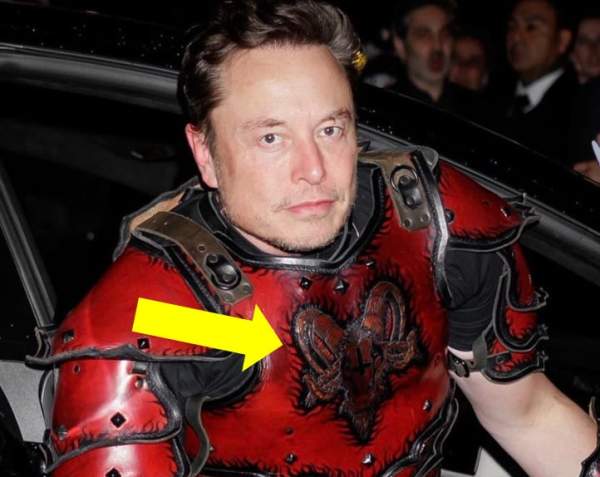Is Elon Musk a Satanist? Wears Baphomet And Inverted Cross
