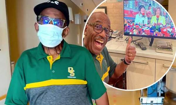 Al Roker leaves the hospital after getting treatment for a blood clot in his leg | Daily Mail Online