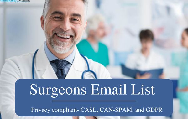 Purchase our list of surgeons to send promotional messages to purchase intent leads and improve your campaign response r