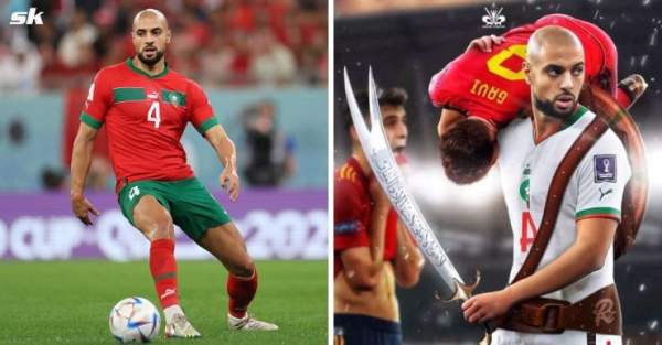 Moroccan player Sofyan Amrabat shocks Spain with the bellicose photo montages he shared on Instagram after the Morocco-Spain match with the headline ‘Allah bless you’ – Allah's Willing Executioners