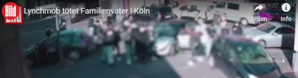 „Herz der Finsternis“: VIDEO belegt archaischen Multikulti-Lynch-Mord in Köln – Jihad Watch Deutschland
