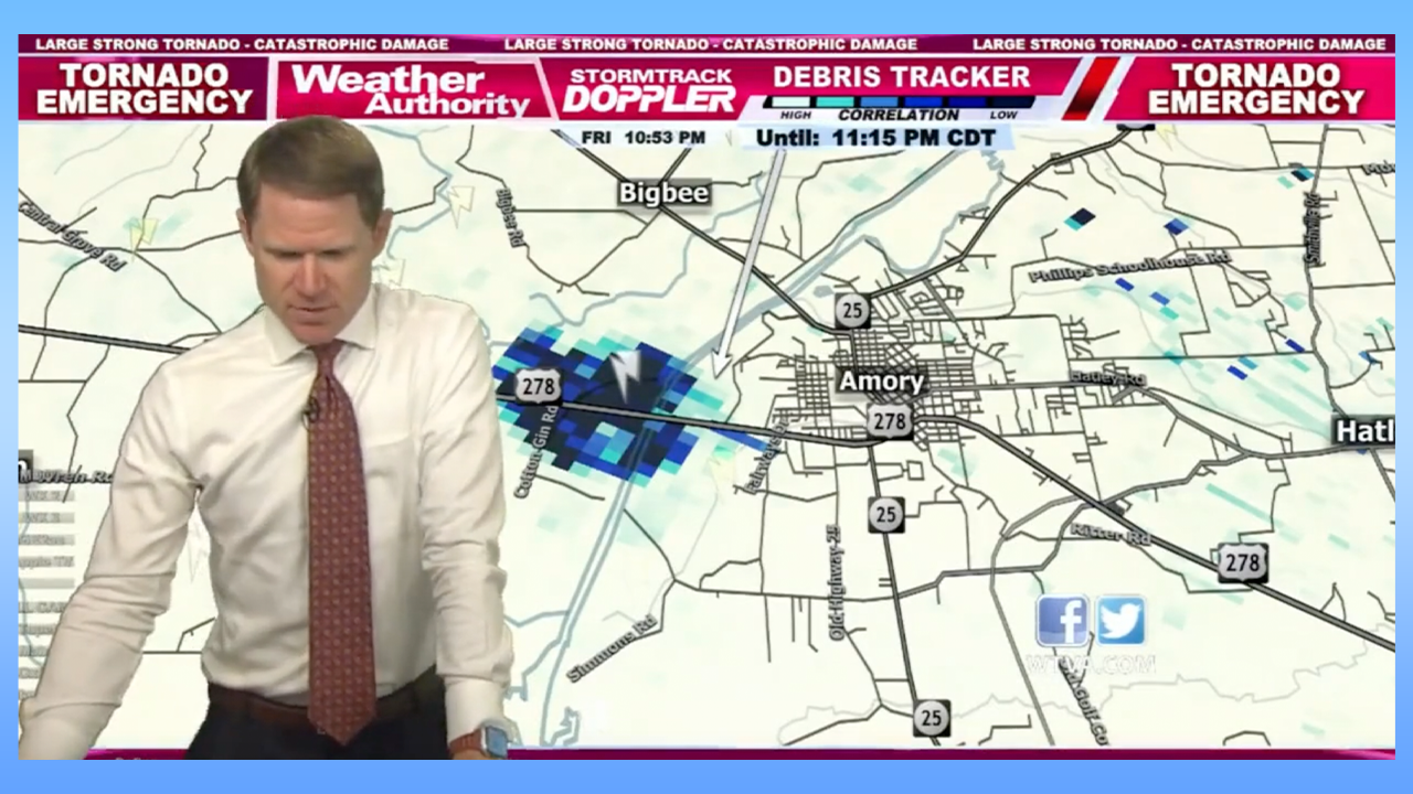 Meteorologist prays for Mississippi residents in path of tornado while on air: ‘Dear Jesus, please help them’ | Fox News