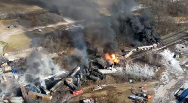 Norfolk Southern wiped video of toxic train derailment