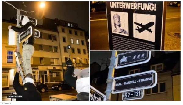 “Karl-Martell-Straße”: Kreative Antwort auf die neuen arabischen Straßenschilder in Düsseldorf – Jihad Watch Deutschland
