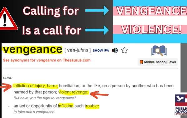 Trans Call for Vengeance is a Call for Violence