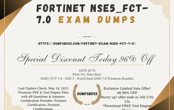 Master the NSE5_FCT-7.0 Exam: Start Your Journey with Dumps
