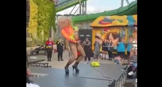 Watch: ‘Drag Race U.K.’ Star Uses Power Tool to Grind Sparks from His Crotch in Front of Children at Theme Park – Allah's Willing Executioners
