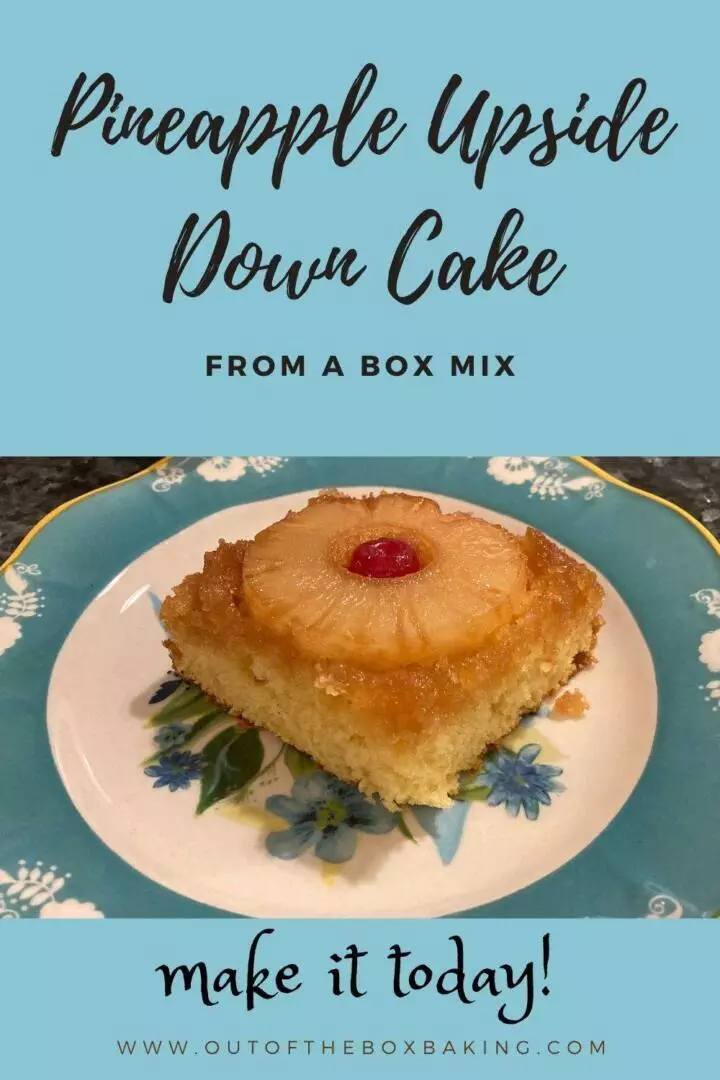 Pineapple Upside Down Cake from a Box Mix - Out of the Box Baking