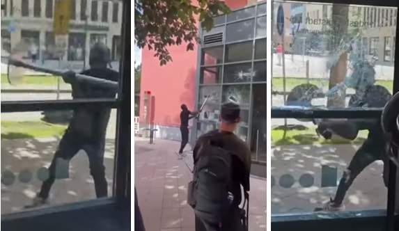Magdeburg: Rabiat-Schwarzer zertrümmert Ausländerbehörde – bloß „Gefährderermahnung“ und „Platzverweis“ (Video) – Jihad Watch Deutschland