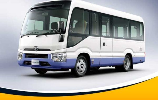 Explore the UAE in Comfort and Style: Rent a Coaster Bus with Swat Transport