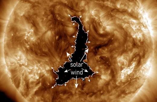 Dec. 4th: A Large Hole in the Sun’s Atmosphere | Deaconjohn1987's Blog