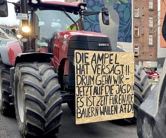Grün-Politiker durfte auf Bauern-Demo Rede halten und wurde ausgebuht – Jihad Watch Deutschland