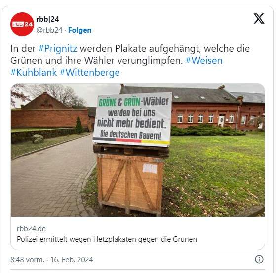 Weil sie von den Grünen bedient sind und diese nicht mehr bedienen wollen: Staatsanwaltschaft ermittelt gegen Bauer – Jihad Watch Deutschland