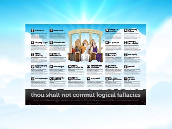 Thou shalt not commit logical fallacies