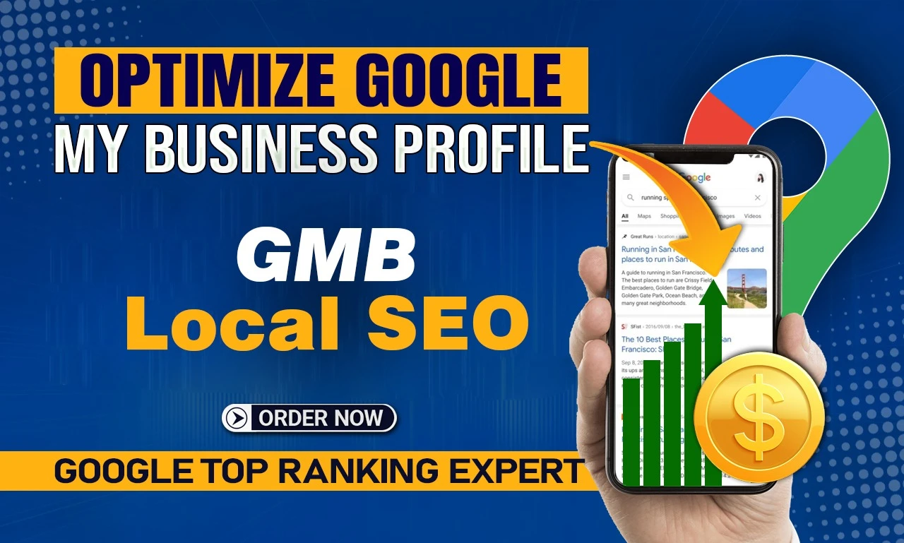 I will optimize google my business profile for local SEO and gmb maps ranking