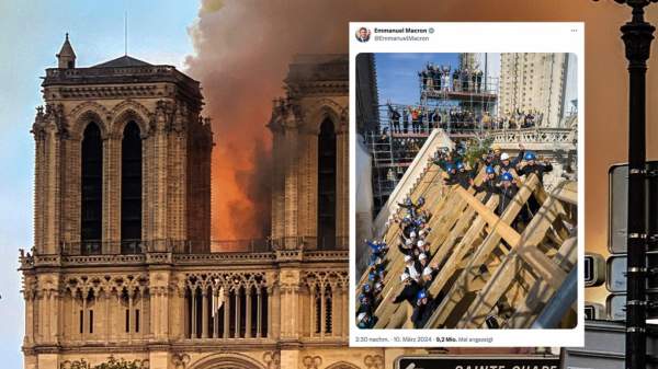 Dachstuhl von Notre-Dame wiedererrichtet – Zimmerer ernten anti-weißen Hass – Jihad Watch Deutschland