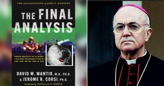 EXCLUSIVE: Archbishop Carlo Maria Vigano Writes Preface to New Book “The Assassination of John F. Kennedy: The Final Analysis” and Includes the CIA Connection