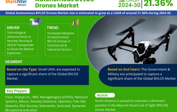 Autonomous BVLOS Drones Market: A Comprehensive Analysis Exploring Growth Opportunities by 2030