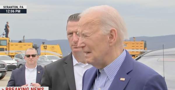 Biden Speaks To Media While At Scranton Airport – The Independent American